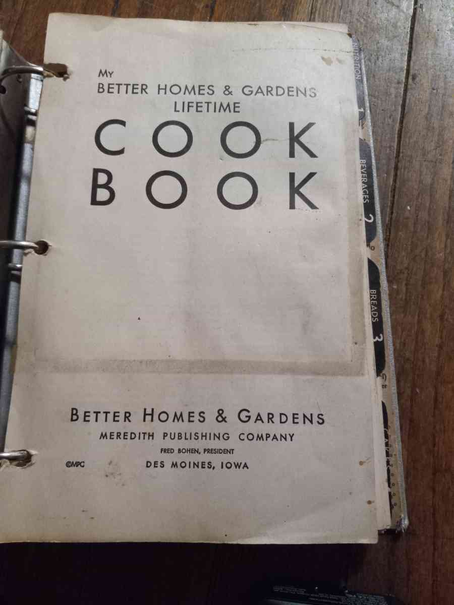 vintage Better homes and gardens cook book - Bangor, Maine
