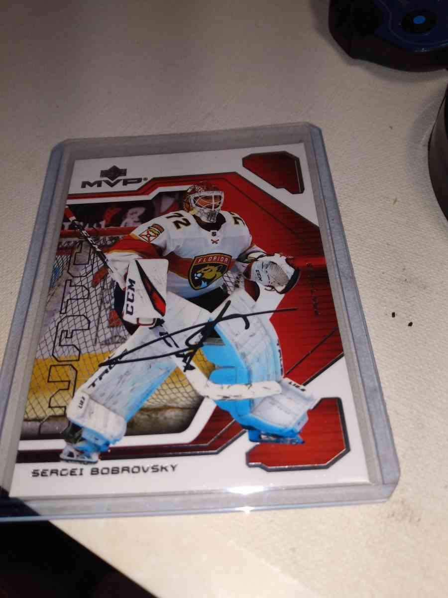 a project MVP hockey 2022 Sergei Bobrovsky