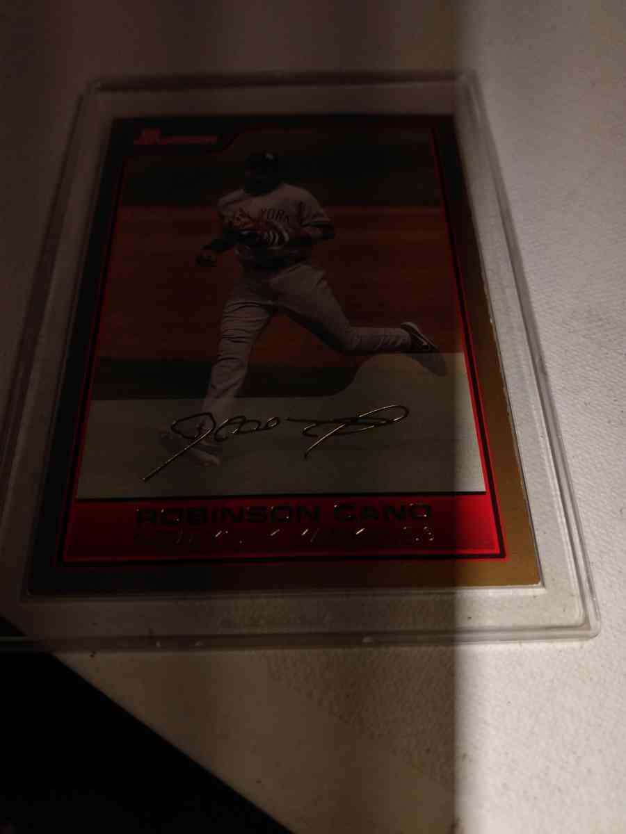 Bowman 2006 Robinson cano autograph