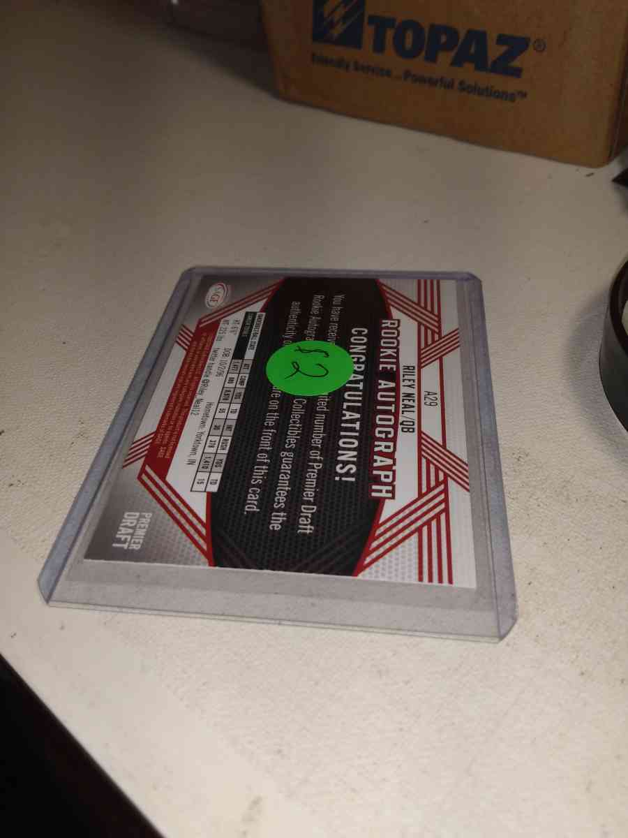 2020 sage Grant Neil autograph - Alicia, Arkansas - FleaMarketBay