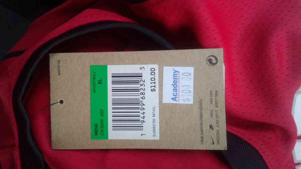 Nike Houston Rockets Jersey Jalen Green 0 - College Station, Texas - FleaMarketBay