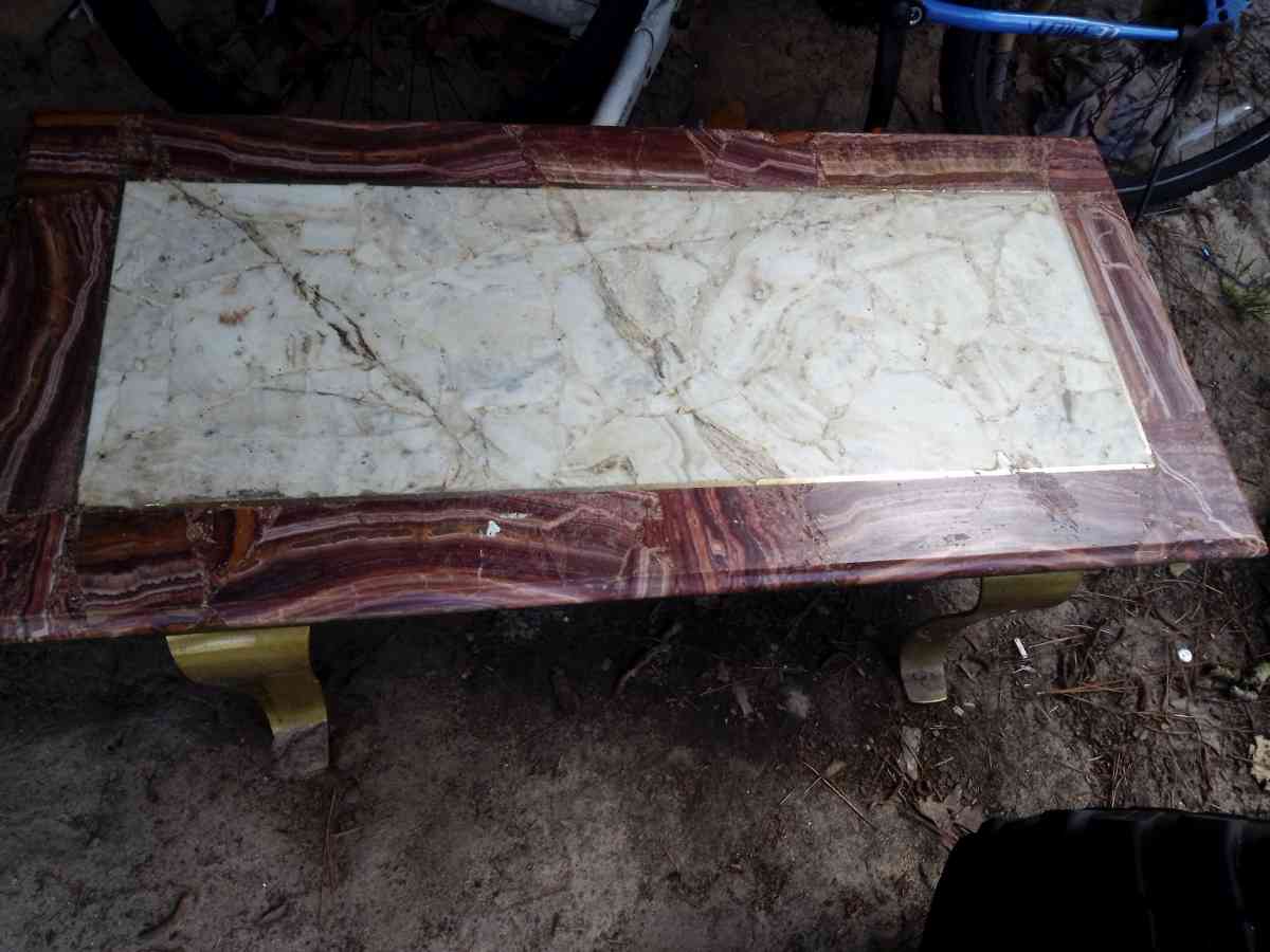 A Solid Marble Table - Gaston, South Carolina