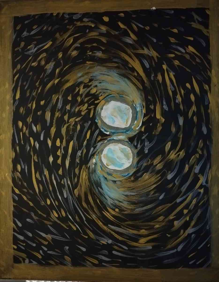 acrylic painting on canvas - Pharr, Texas