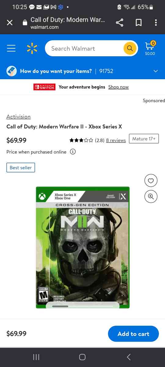 call of duty modern warfare 2 xbox one and series x - San Bernardino, California - FleaMarketBay