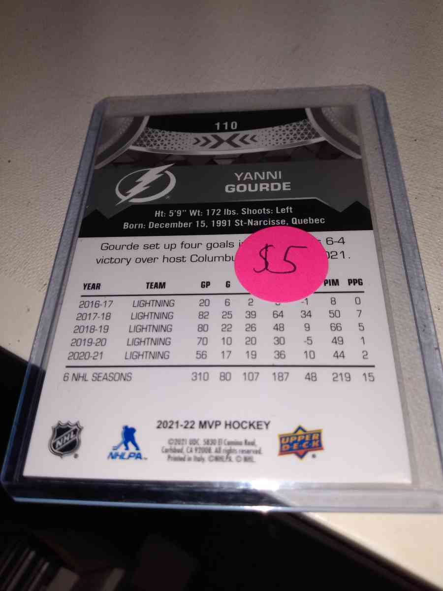 2022 MVP autograph upper Deck yanni gourds - Alicia, Arkansas - FleaMarketBay