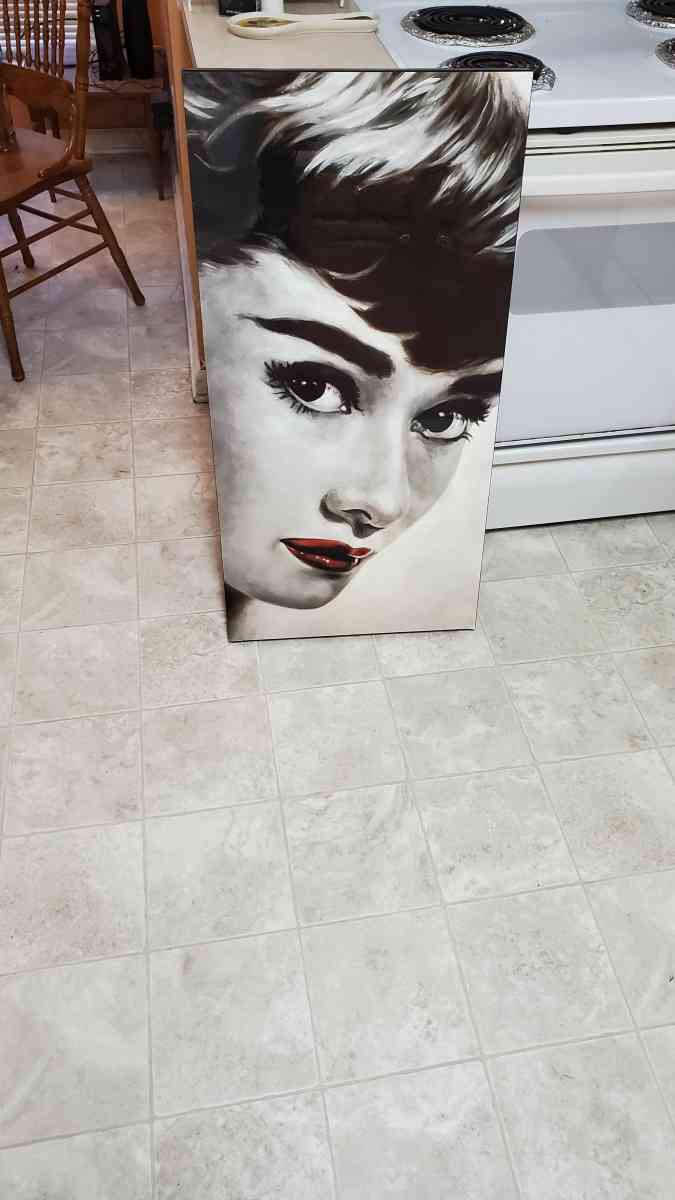 Audrey hepburn hanging wall art - Pelham, Alabama - FleaMarketBay