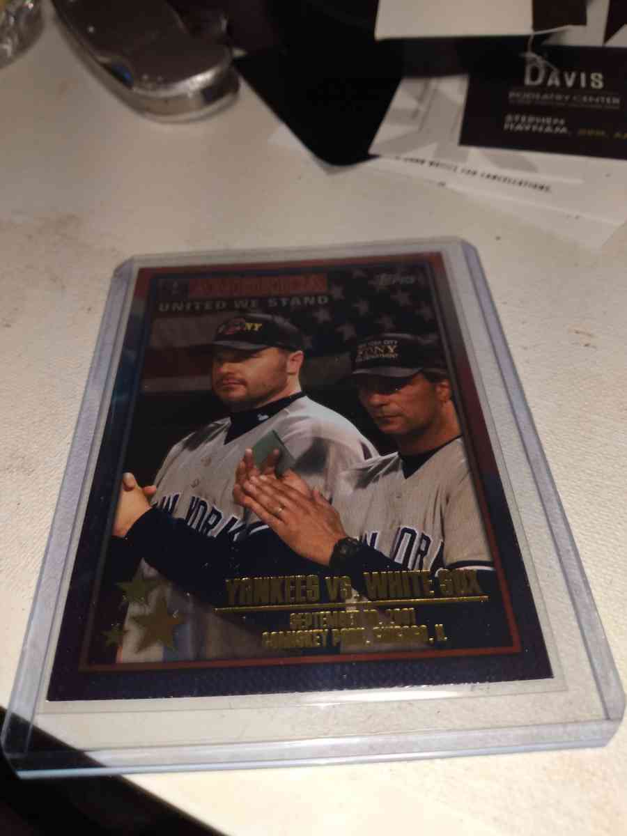 2001 tops 2001 comiskey Park September 18th