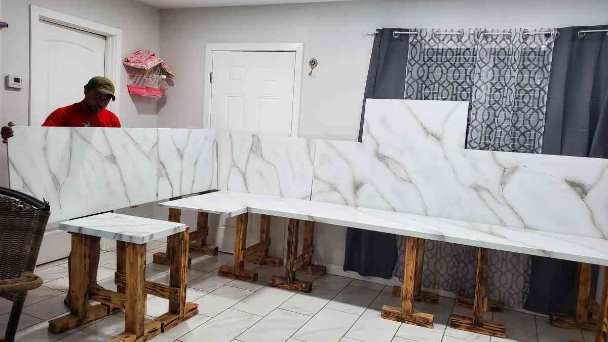 kitchen refinishing with epoxy resin - Phoenix, Arizona