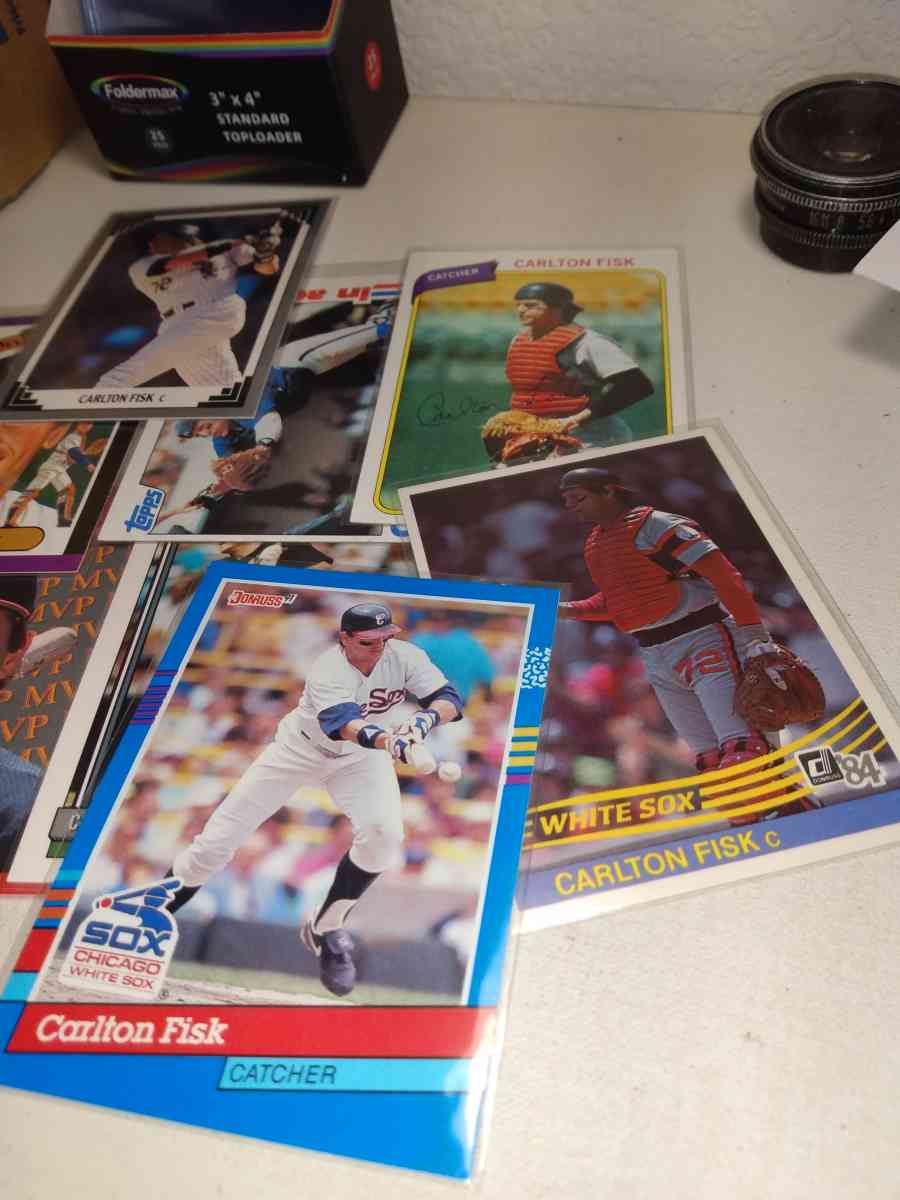 10 card lot Carlton Fisk - Alicia, Arkansas