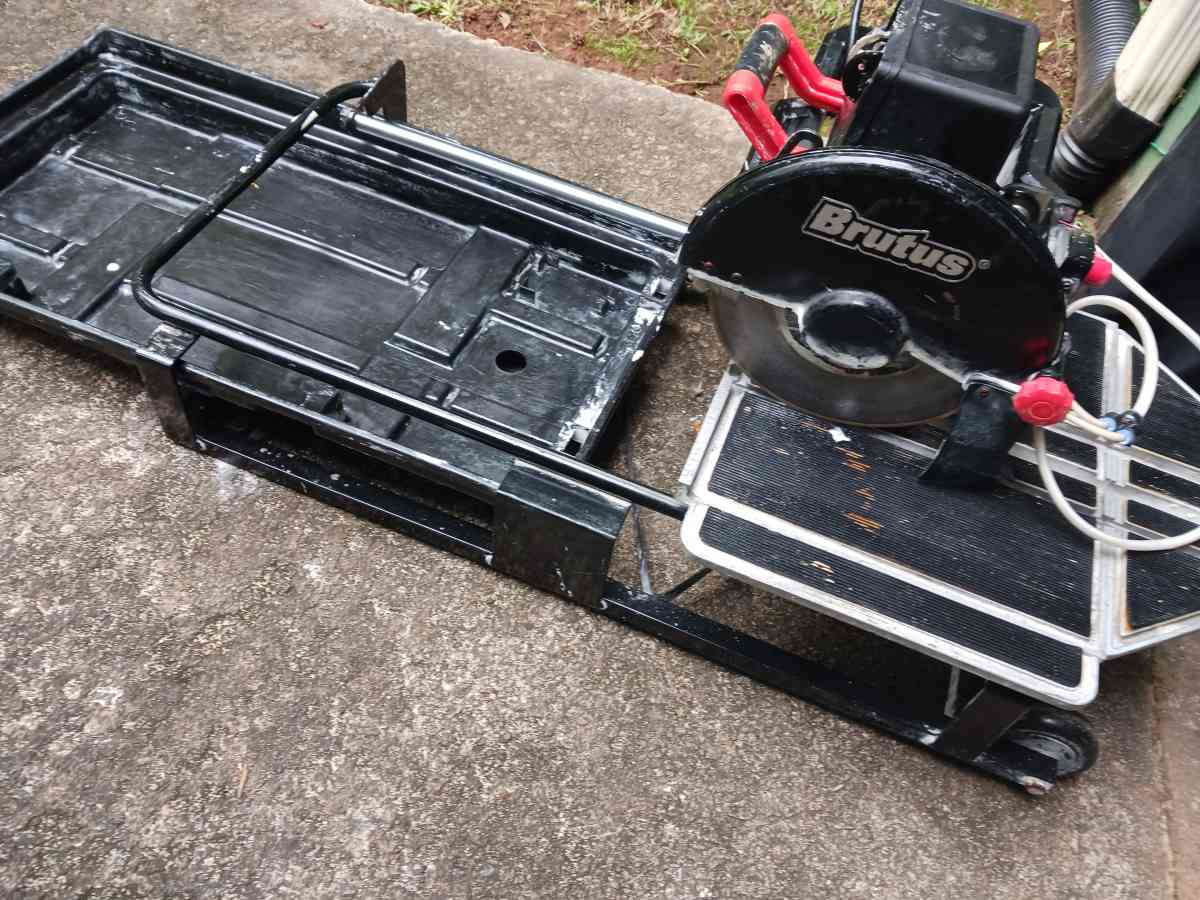 tile and wood saw with table - Jonesboro, Georgia - FleaMarketBay