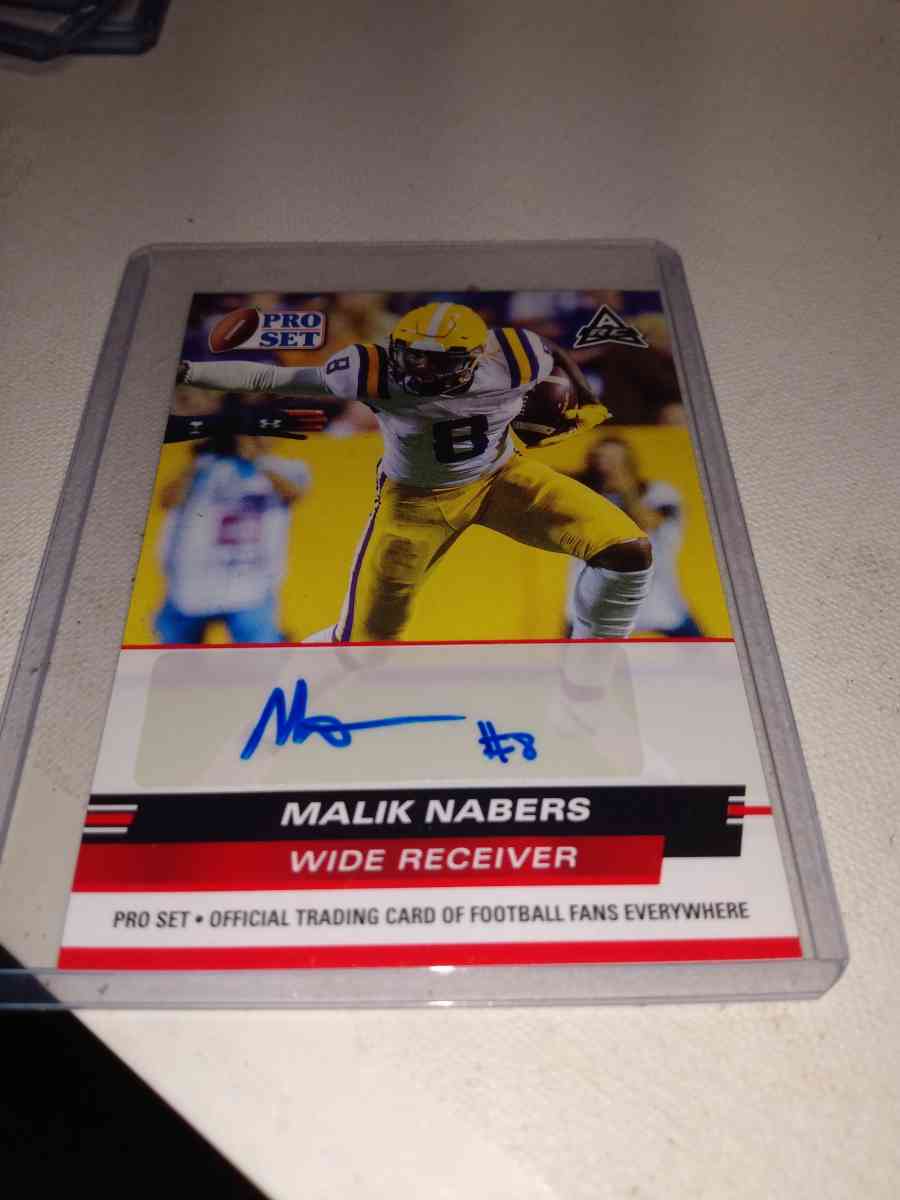 autograph Malik nabers