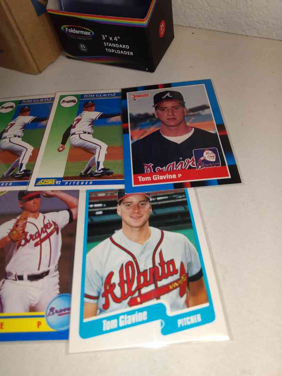 six card lot Tom glavin Hall of famer - Alicia, Arkansas - FleaMarketBay
