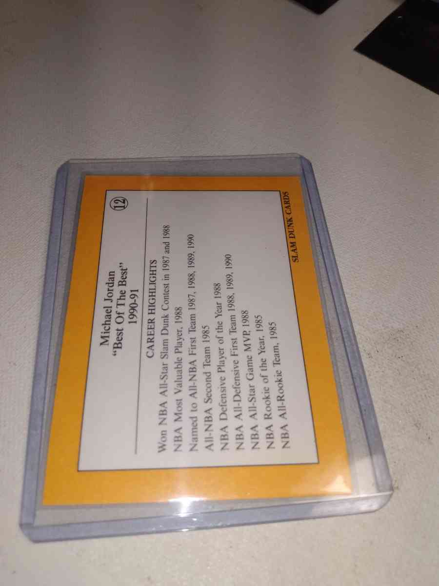 1991 1992 Michael Jordan slamming - Alicia, Arkansas - FleaMarketBay
