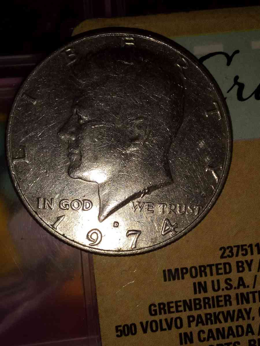 1974 half Kennedy silver dollar - Flippin, Arkansas