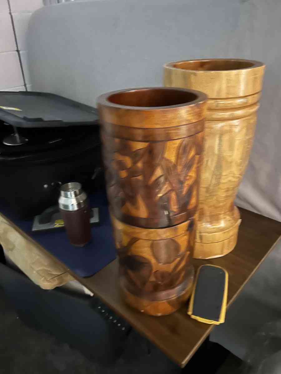 3 sets of wooden planters - Miami, Florida