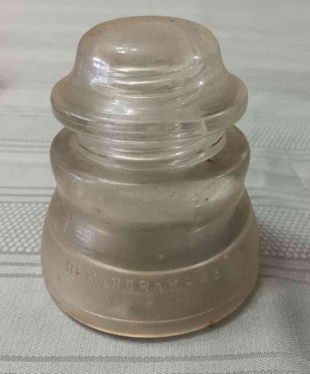 Hemingray Style Pole Insulator - Cincinnati, Ohio