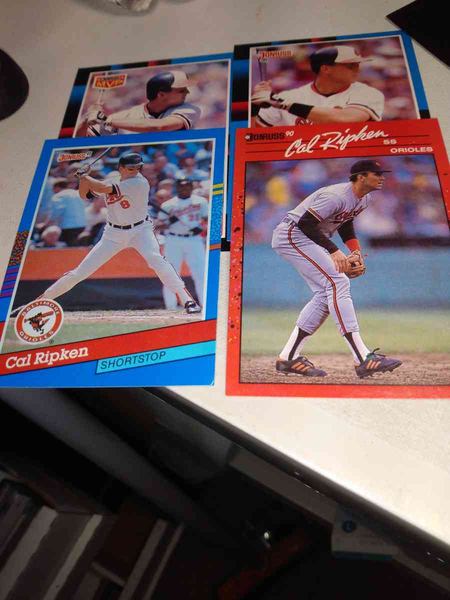 Donruss lot of four Cal ripken Jr era cards - Alicia, Arkansas - FleaMarketBay