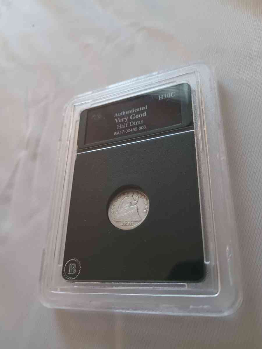 1852 O Half Dime - Neptune, New Jersey