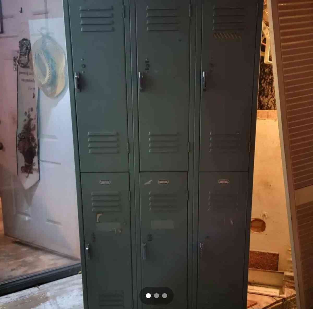 penco Product Inc metal lockers  2 tier 6 lockers - Wiggins, Mississippi - FleaMarketBay