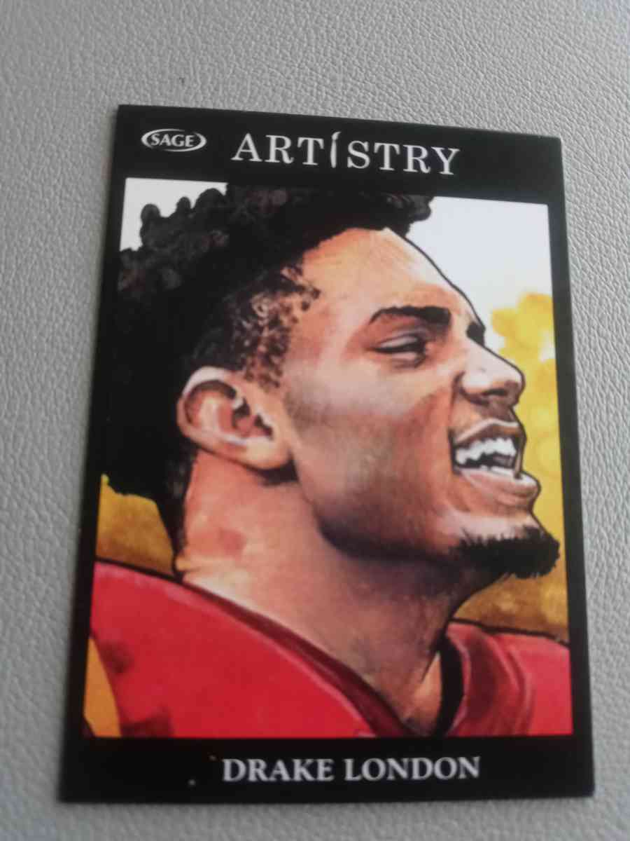 2022 SAGE ARTISTRY  DRAKE LONDON RC CARD