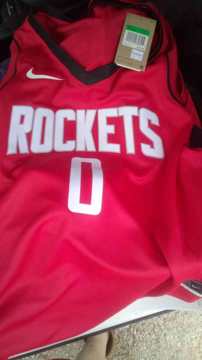 Nike Houston Rockets Jersey Jalen Green 0 - College Station, Texas - FleaMarketBay