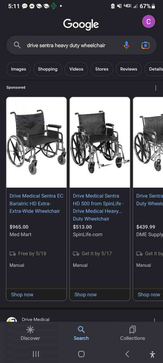 wheelchair - Dunnellon, Florida - FleaMarketBay