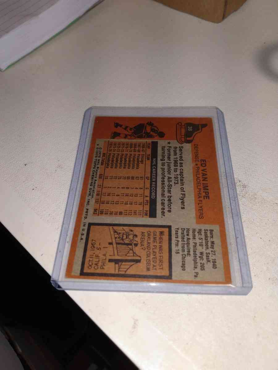 1975 1976 Topps head Van impe - Alicia, Arkansas - FleaMarketBay