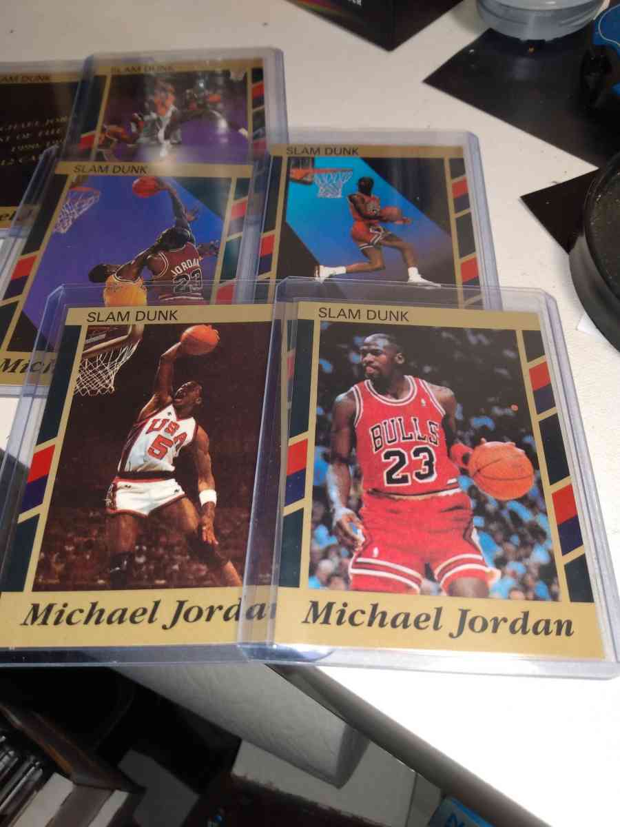 b91 through 1992 special card slam dunk cards Michael Jordan - Alicia, Arkansas - FleaMarketBay