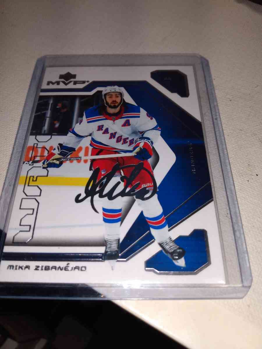 20212022 upper Deck MVP hockey card Mika xinanejad
