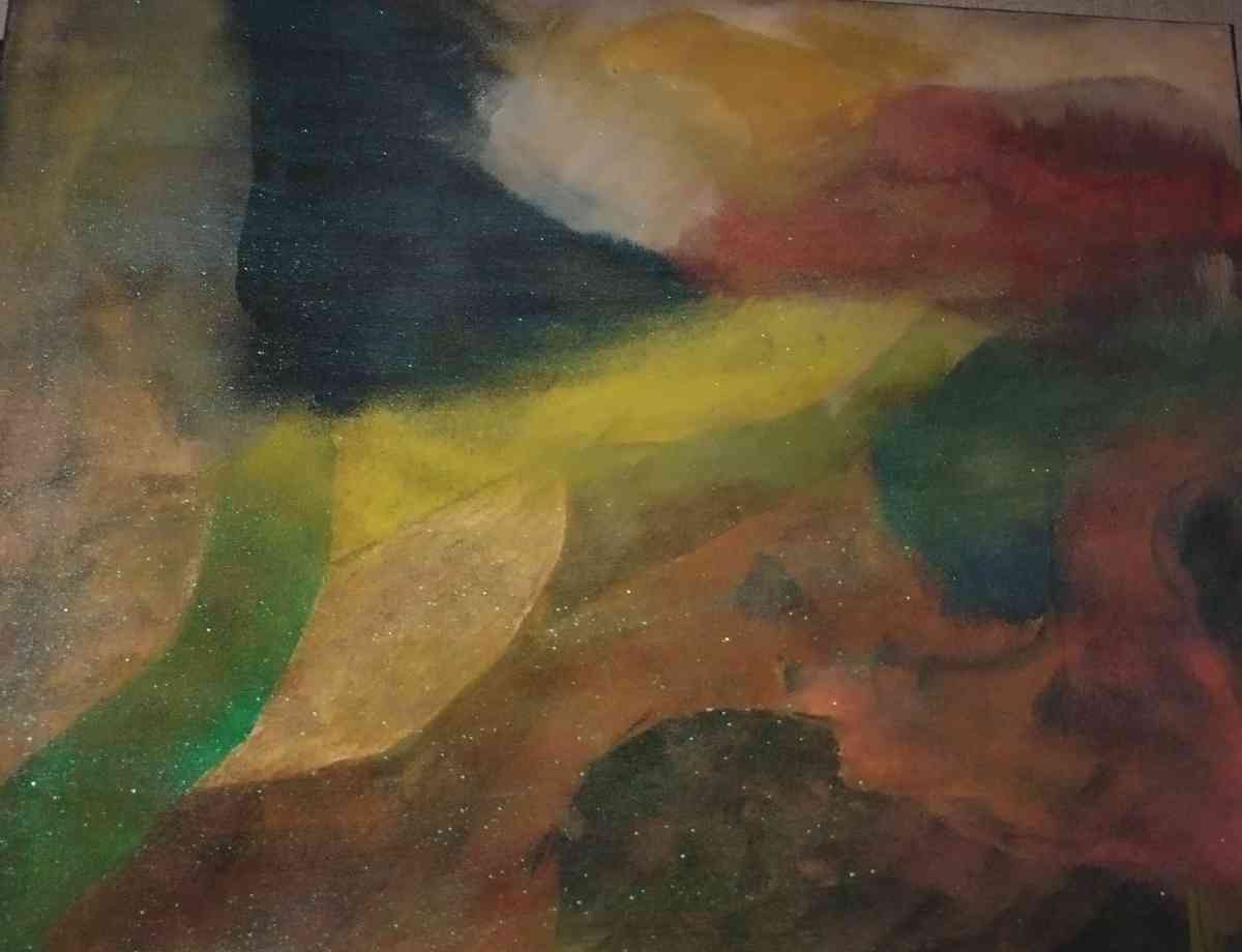 abstract painting on canvas 16inches by twenty - Pharr, Texas - FleaMarketBay