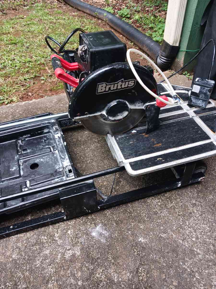 tile and wood saw with table - Jonesboro, Georgia - FleaMarketBay