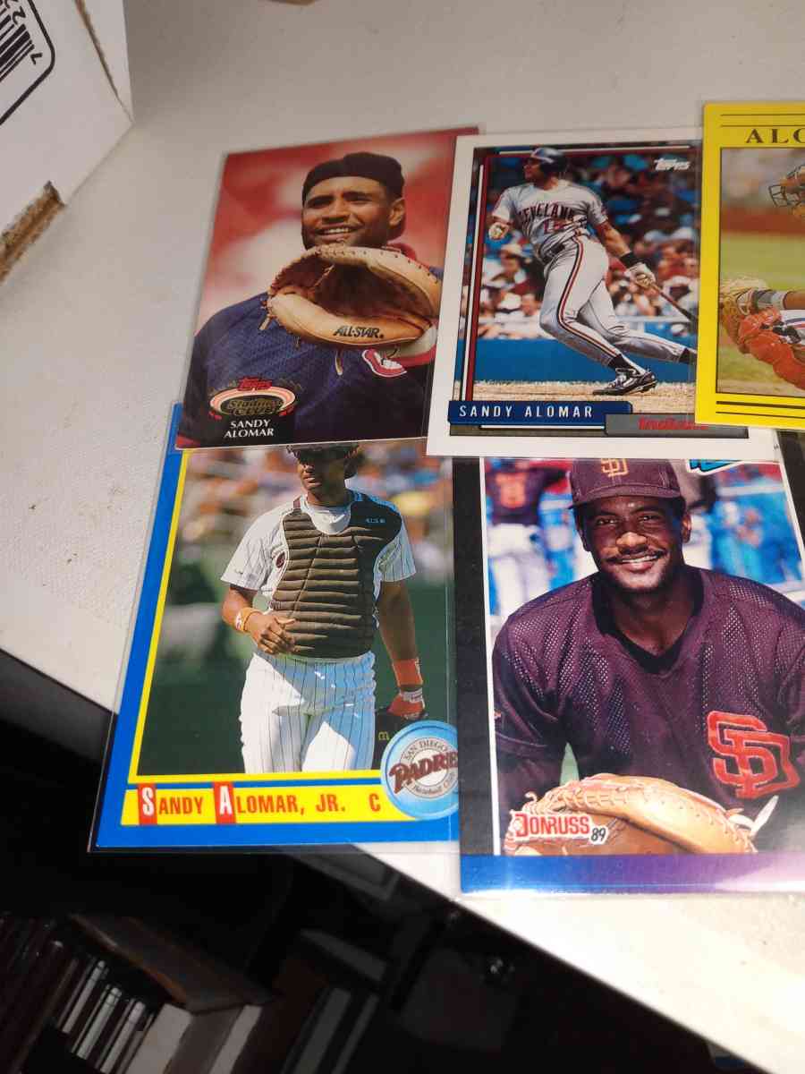 six card lot Sandy alomar Jr Hall of famer - Alicia, Arkansas - FleaMarketBay