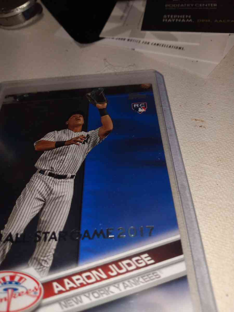 Topps 2017 AllStar game rookie card Aaron judge - Alicia, Arkansas - FleaMarketBay