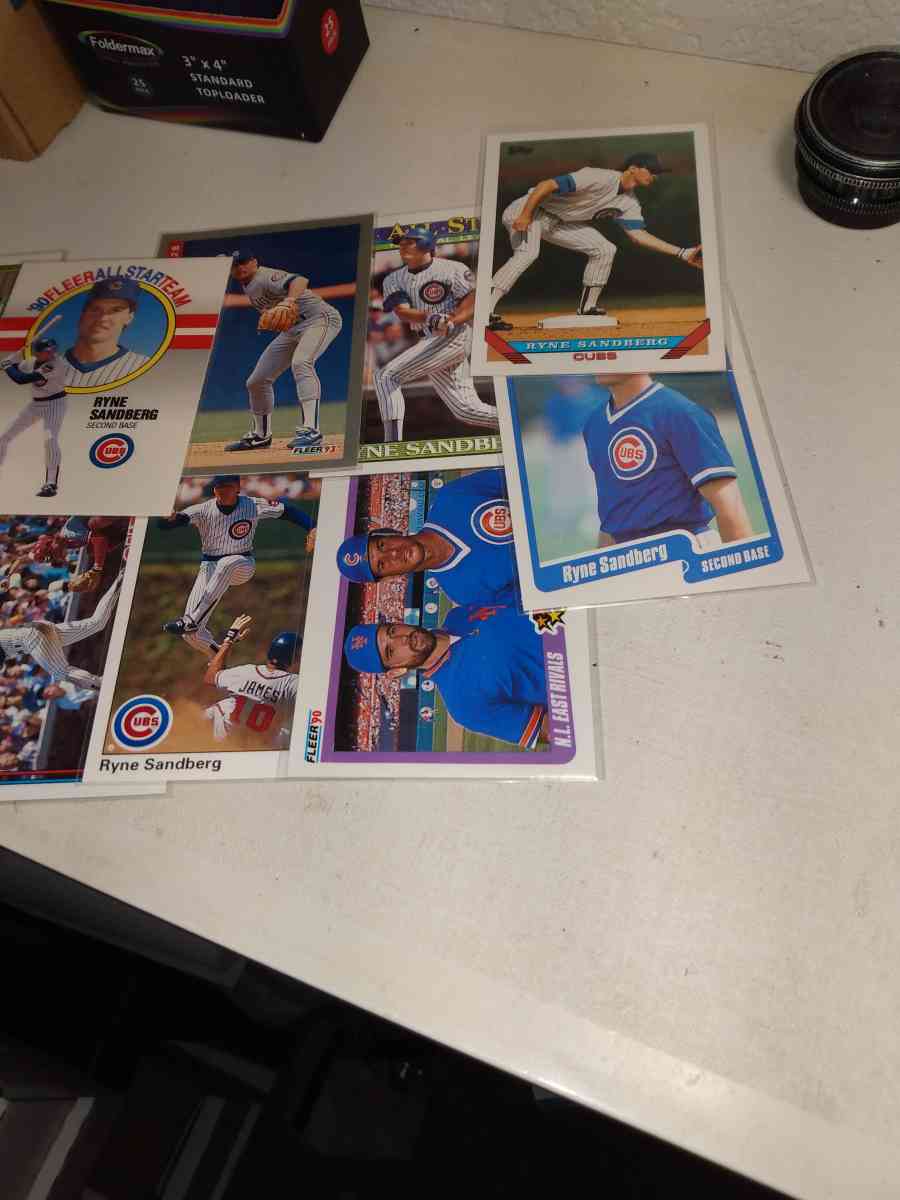 10 card lot Ryan Sandberg - Alicia, Arkansas - FleaMarketBay
