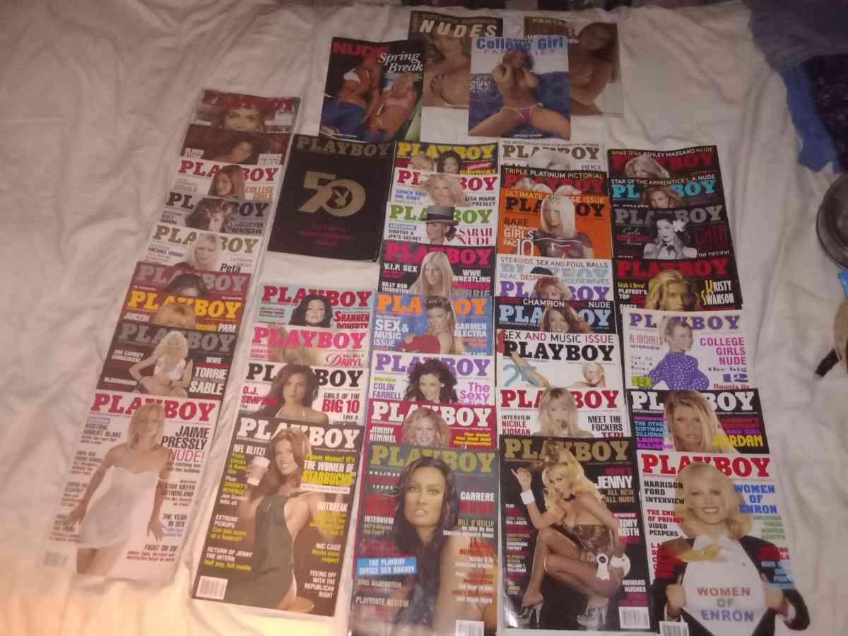 42 playboy magazines
