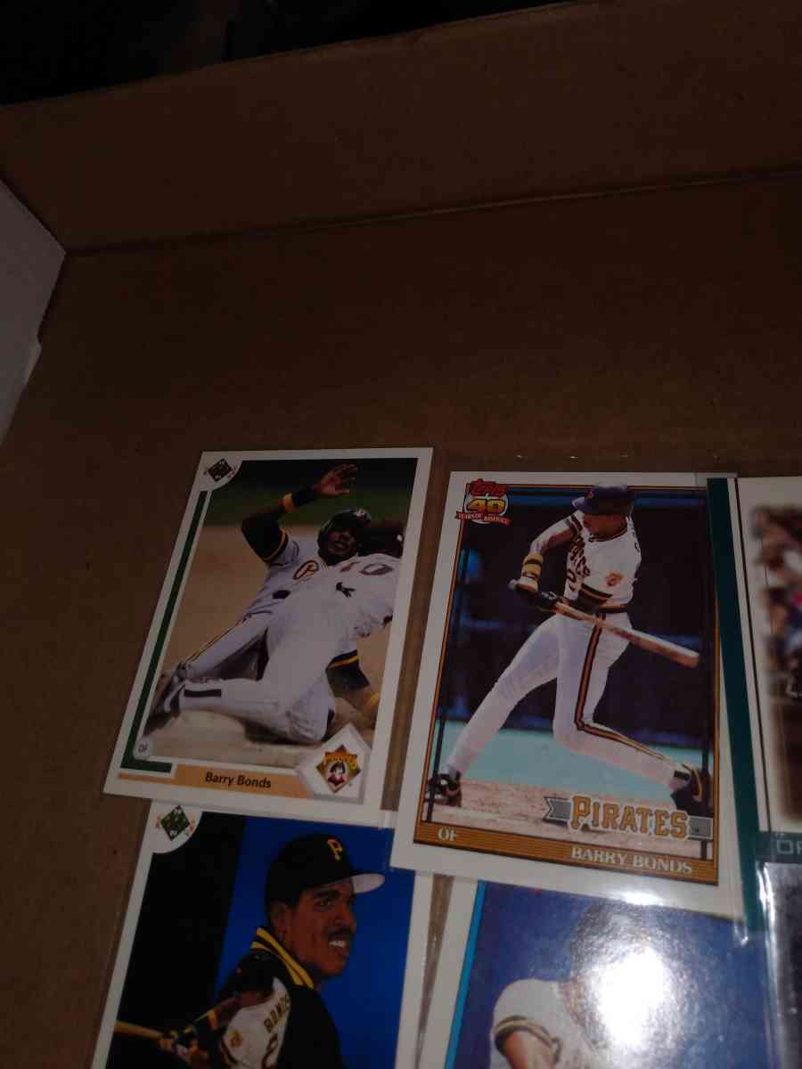 six card lot of Barry bonds - Alicia, Arkansas - FleaMarketBay