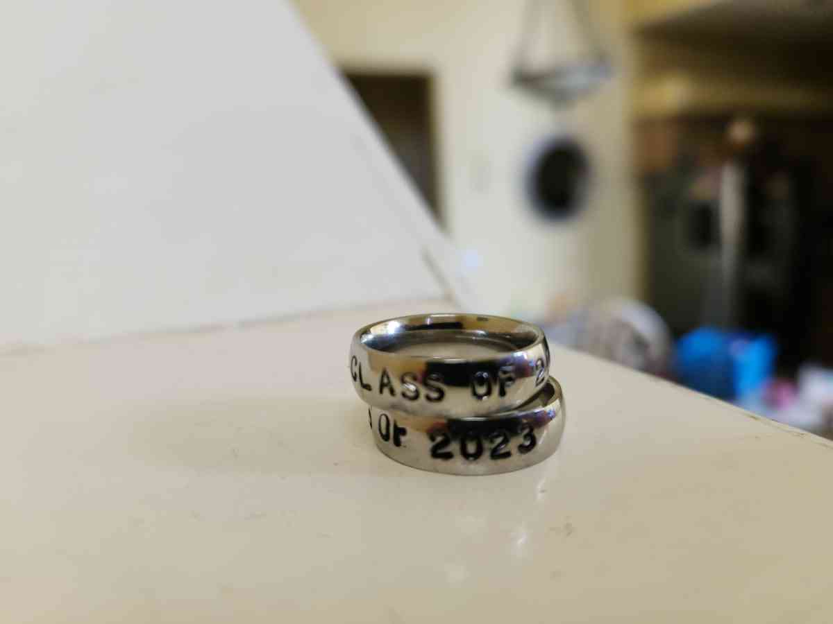 Graduation Stamped Rings - Mcallen, Texas