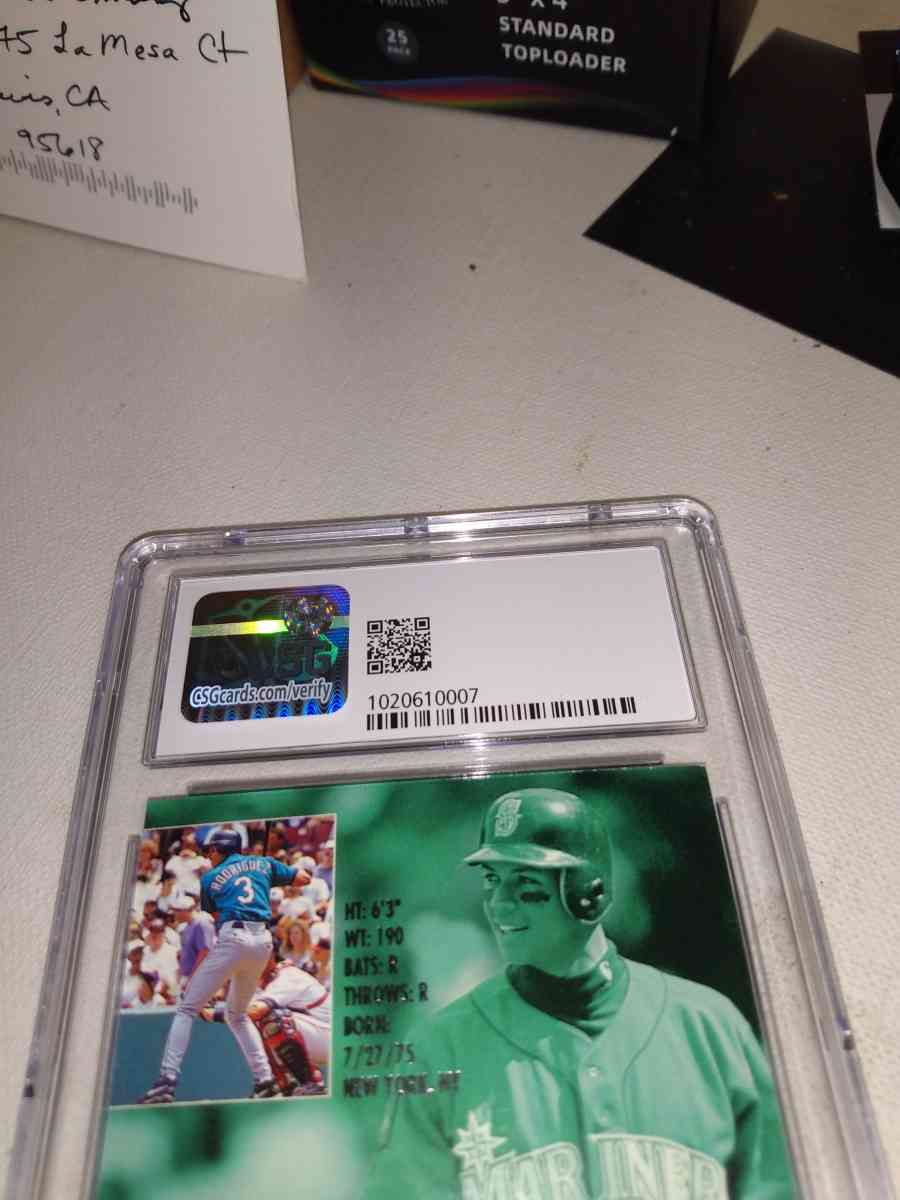 CSG 7 graded 1995 ultra golden medallion Alex Rodriguez rook - Alicia, Arkansas - FleaMarketBay