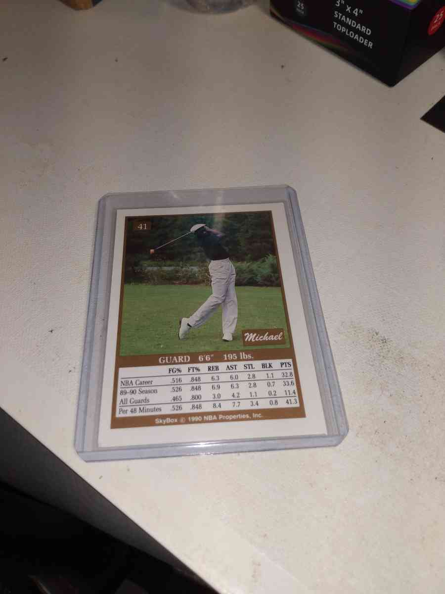 1990 skybox Michael Jordan - Alicia, Arkansas - FleaMarketBay