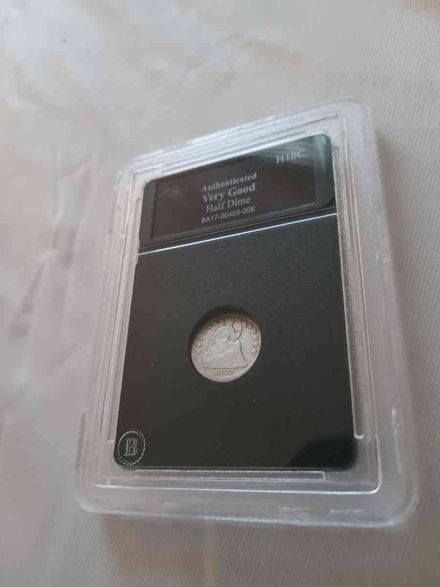 1852 O Half Dime - Neptune, New Jersey - FleaMarketBay