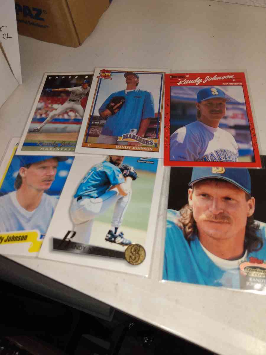 six cards Randy Johnson Hall of famer The Big unit - Alicia, Arkansas - FleaMarketBay