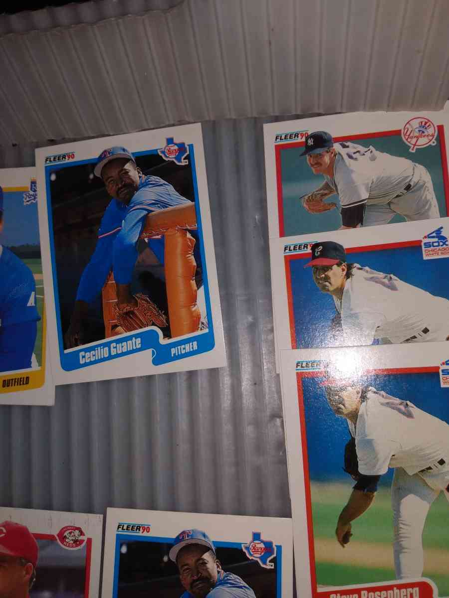 1990 Fleer error cards - Alicia, Arkansas - FleaMarketBay