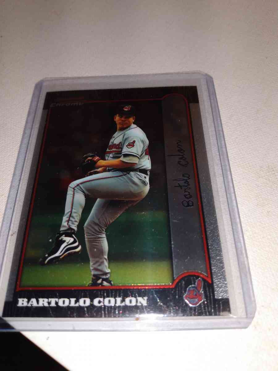1999 Bowman bartolo Colon autograph