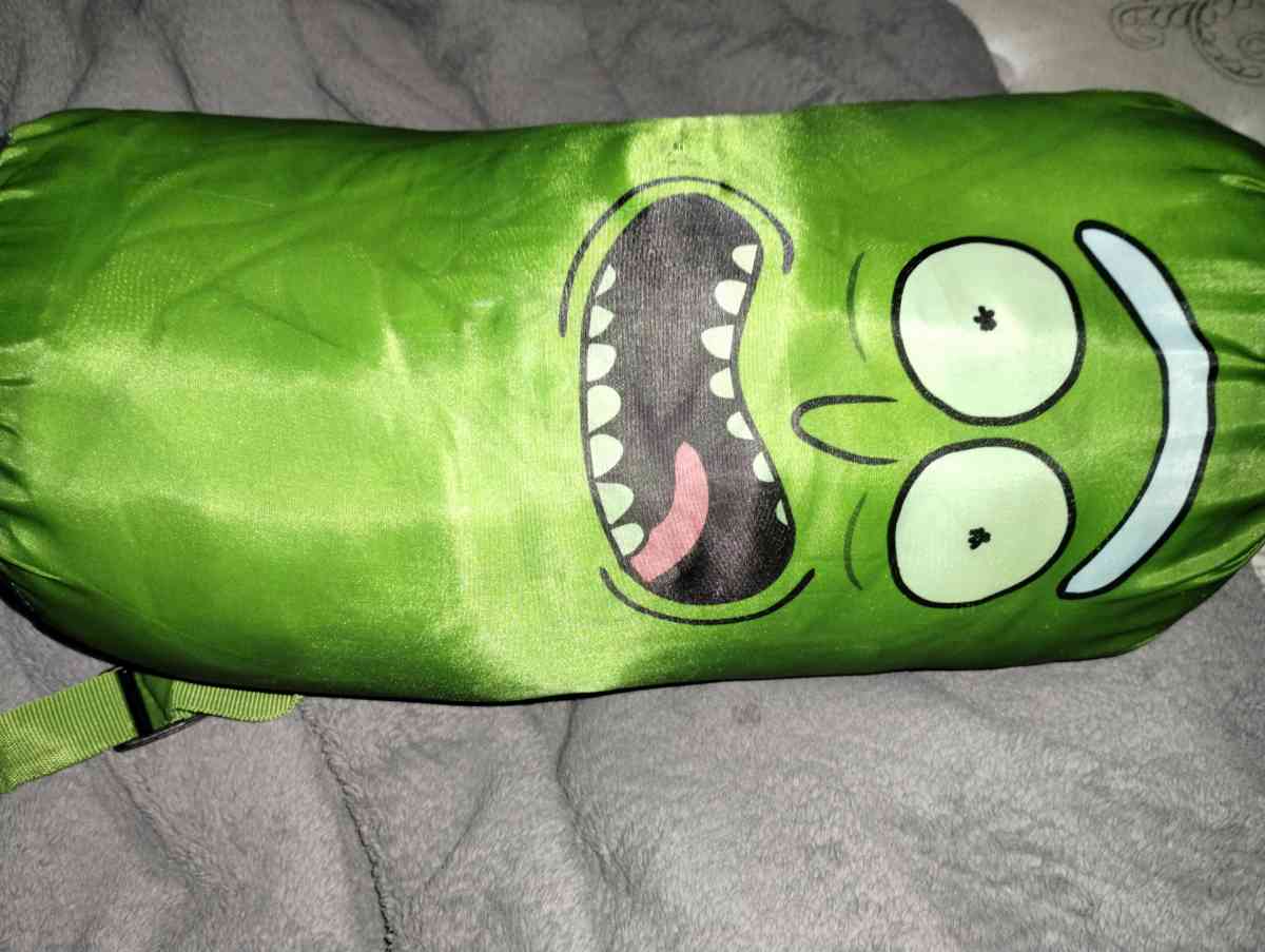 Pickle Rick Sleeping bag Child size - Clovis, California - FleaMarketBay