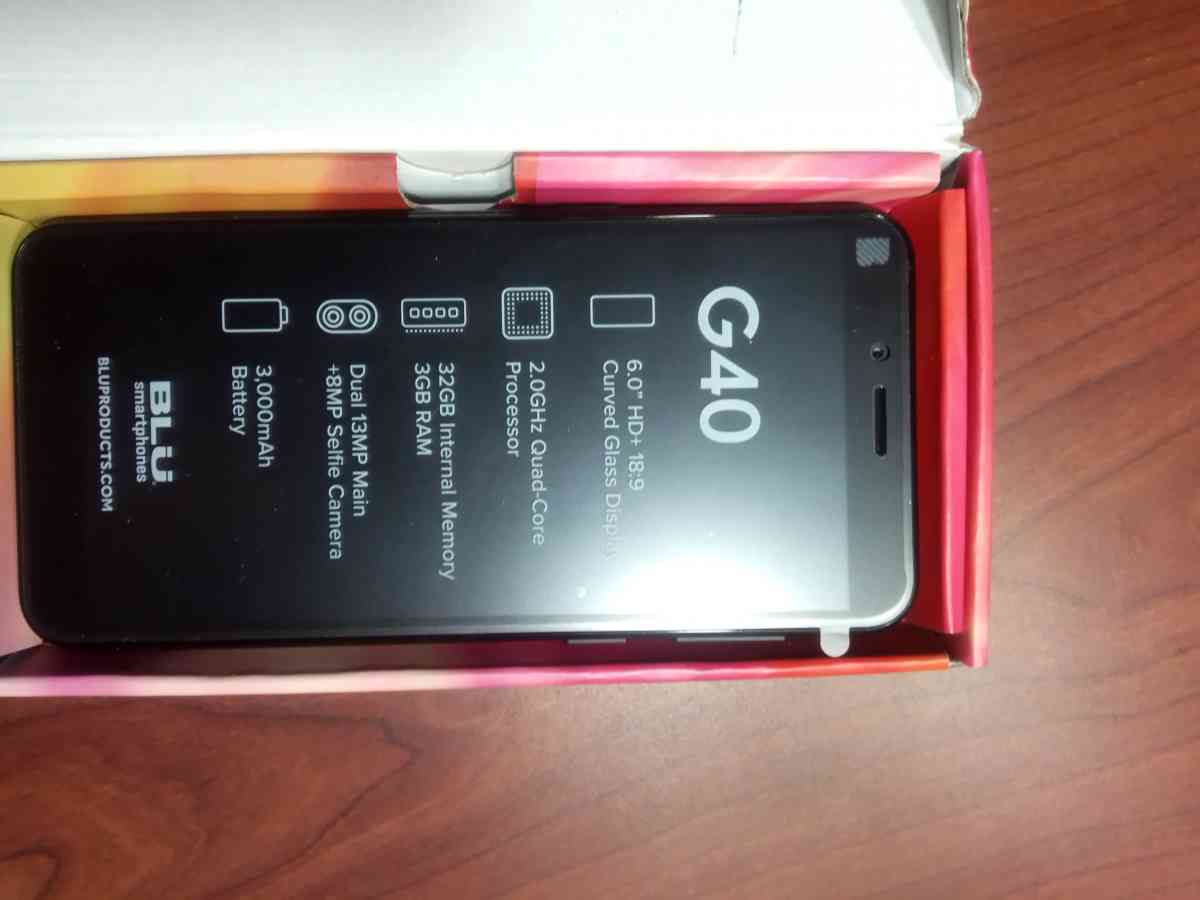 BLU G40 4G android phone NEW IN BOX has service - Orlando, Florida - FleaMarketBay