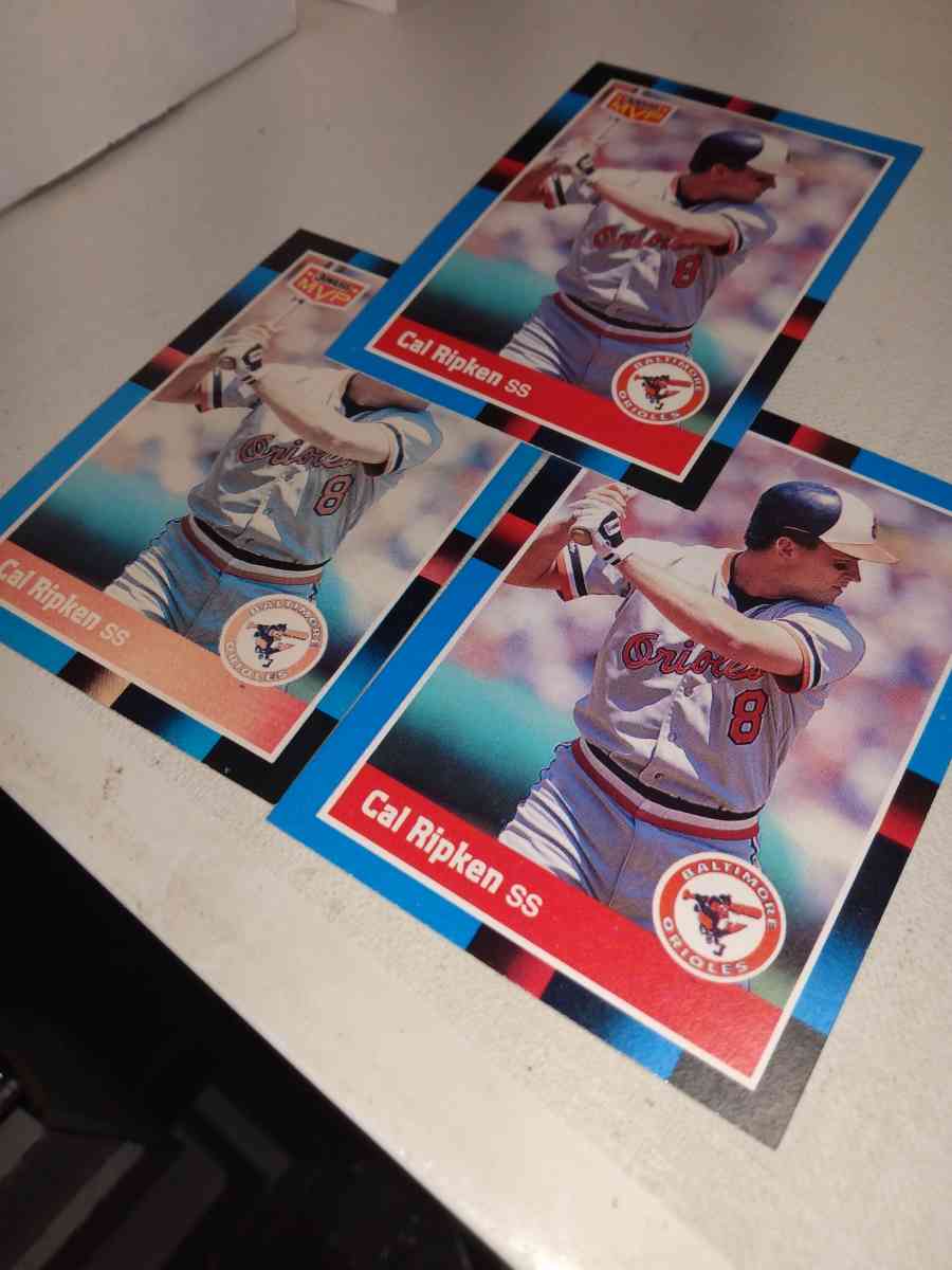 an error of three cards cal ripken Jr 1988 donruss - Alicia, Arkansas - FleaMarketBay