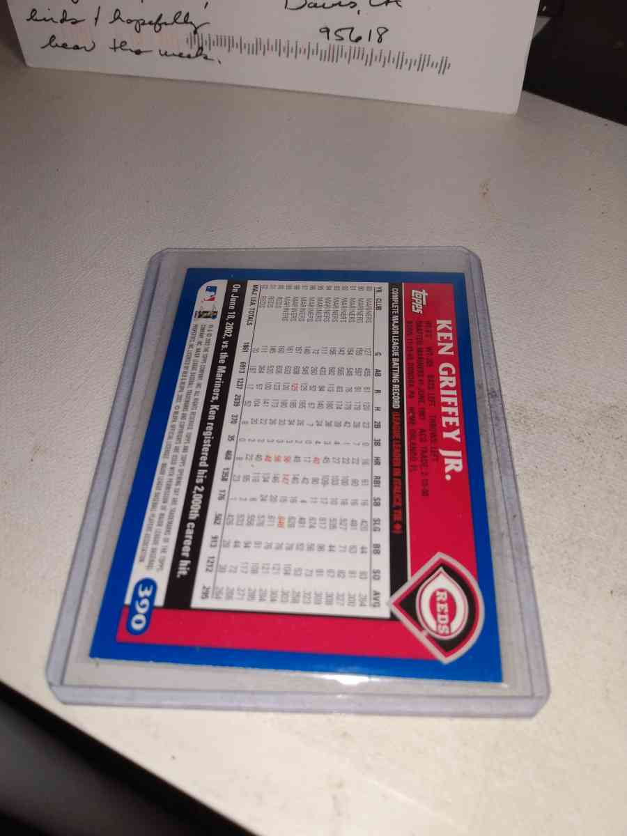 Topps 2003 Ken Griffey Jr - Alicia, Arkansas - FleaMarketBay