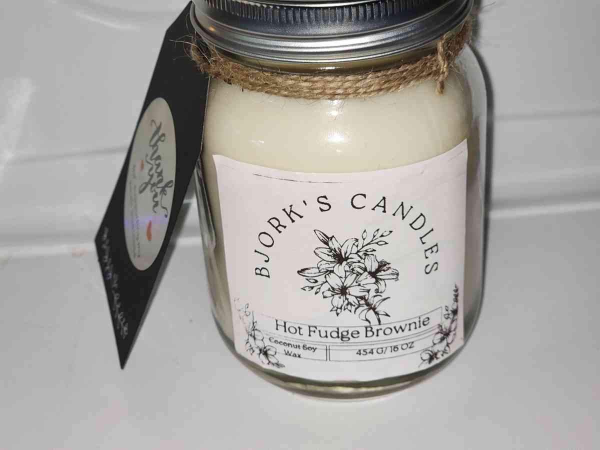 Handmade 16 oz mason jar candle - Valdese, North Carolina
