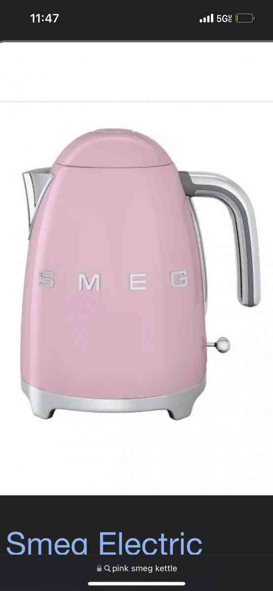 smeg kettle can make hot tea coffee never used - Fort Worth, Texas