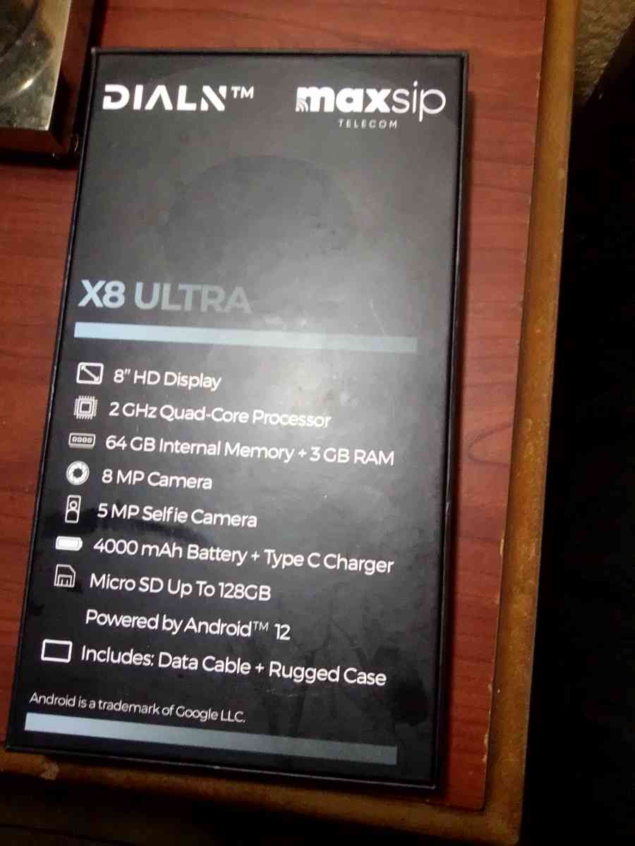 X8 Ultra Tablet with TMobile service - Altamonte Springs, Florida - FleaMarketBay